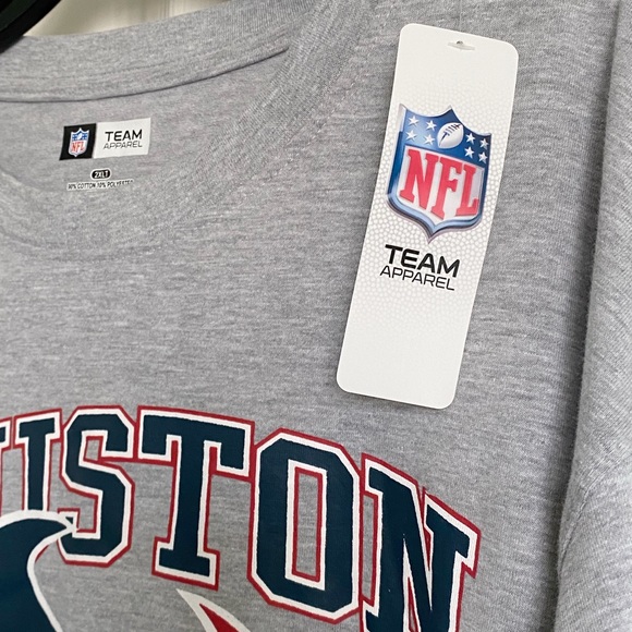 NFL Team Apparel Houston Texans Long Sleeve Shirt / T-Shirt Size 2XLT - Picture 5 of 10